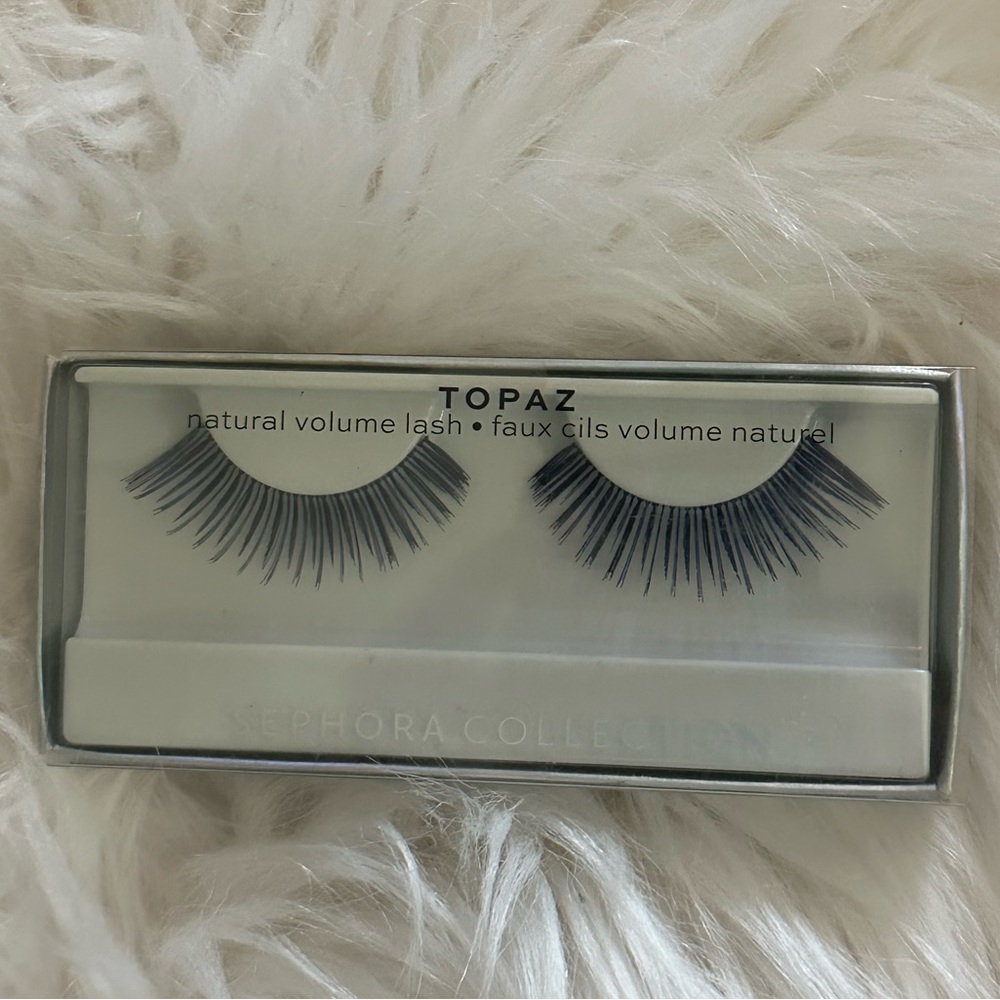Sephora collection topaz natural volume lash set in purple & black blue accents